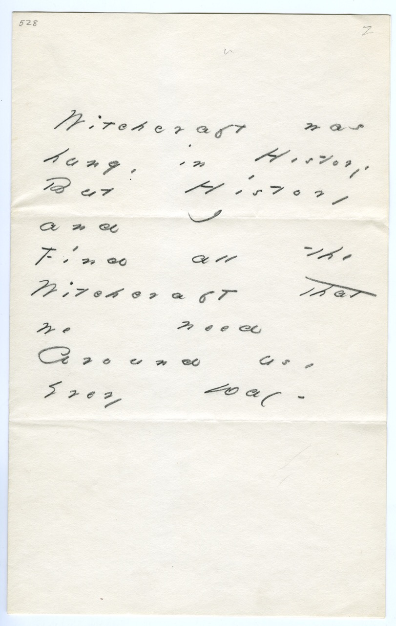 A witchcraft was hanged