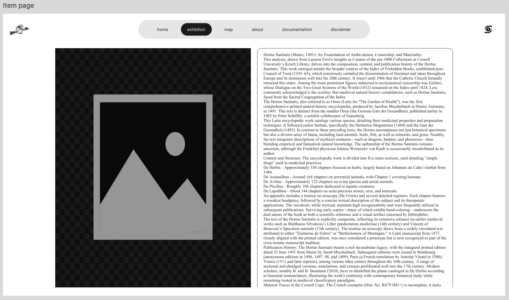 Item Page Figma Prototype