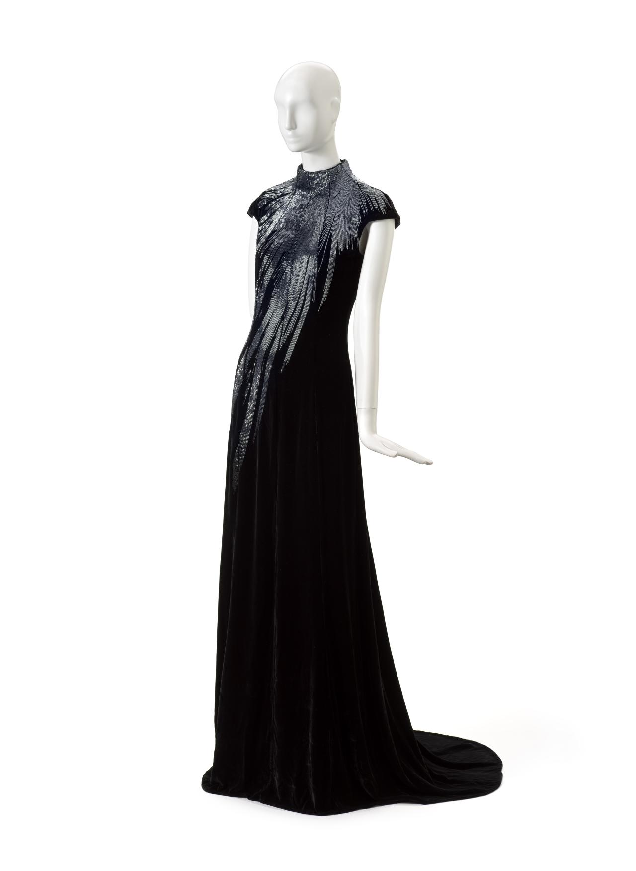 Look 45, dress of the Alexander McQueen's collection In memory of Elizabeth Howe, Salem 1692